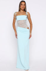 Compliment Me Maxi Dress Baby Blue