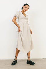 Janae Polka Dot Midi Dress