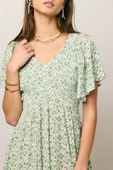 Lily Smocked Midi Dress