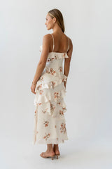 Kyler Ruffle Floral Maxi Dress