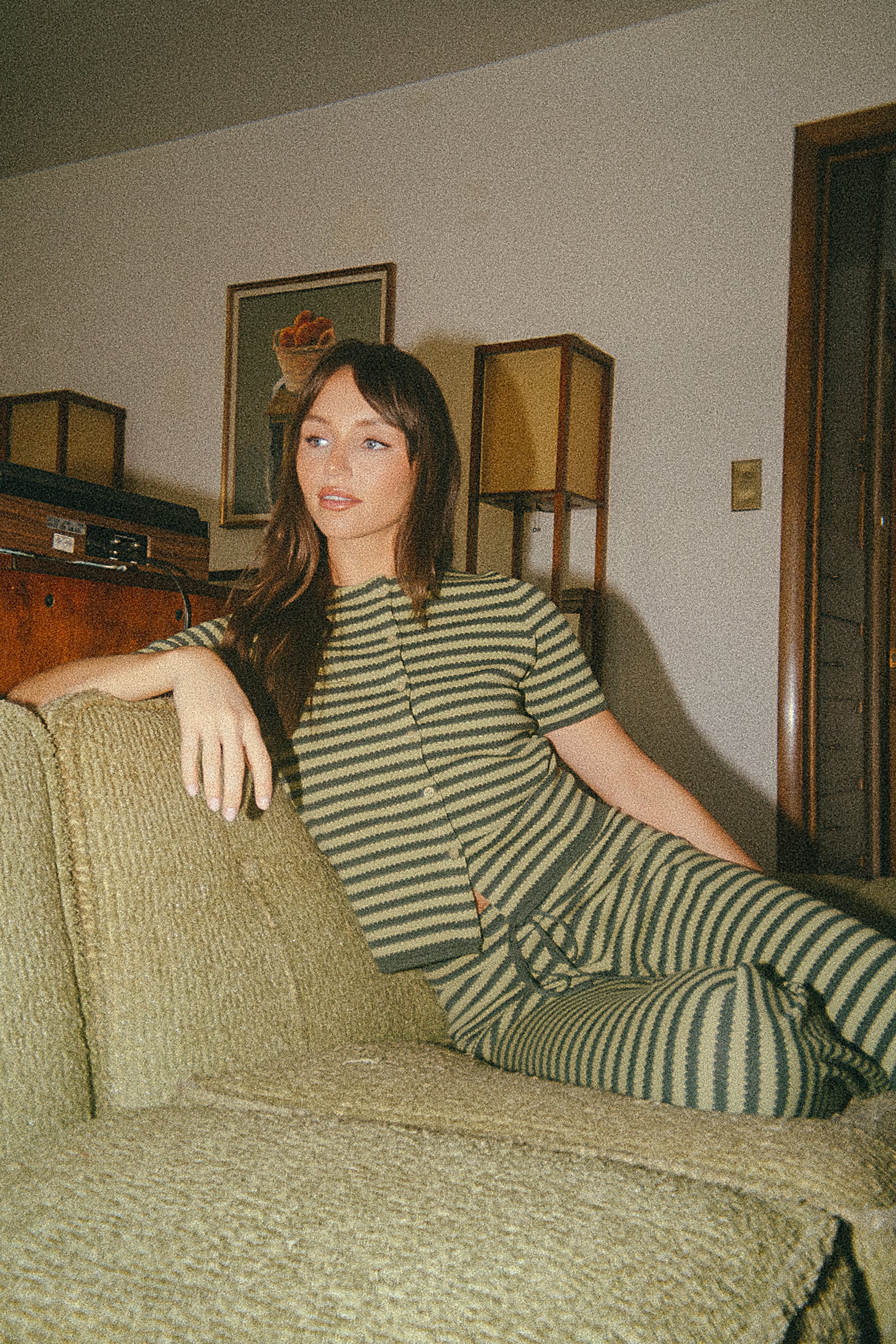 Ireland Striped Top in Green